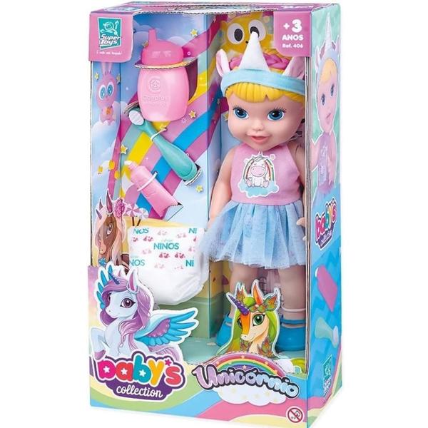 Imagem de Boneca babys collection unicornio