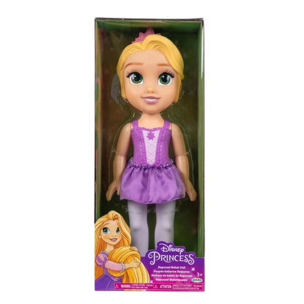 Imagem de Boneca Bailarina Rapunzel Princesas Disney Articulada 38 Cm recomendada para a Partir de 3 Anos Multikids - BR2064