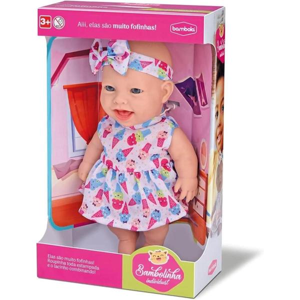 Imagem de Boneca Bambolinha Bebê Reborn 23cm em Vinil Presente Meninas Toda Articulada - PANAMI