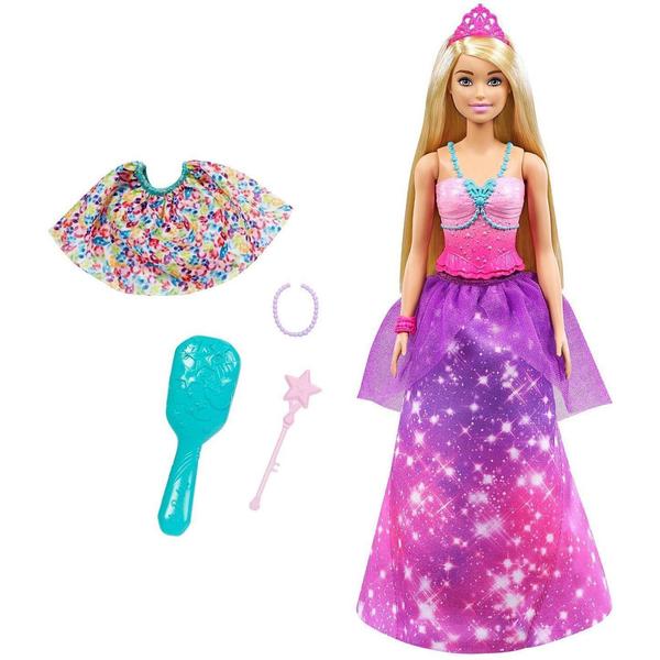 Imagem de Boneca Barbie 2 em 1: Princesa e Sereia Dreamtopia Mattel