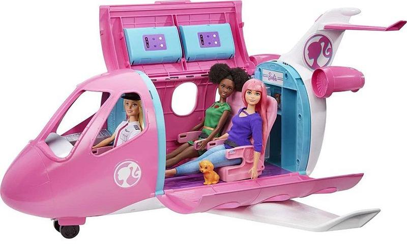 Imagem de Boneca Barbie Avião dos Sonhos Com Boneca Piloto - Dreamhouse Adventures - Jatinho de Aventuras - Mattel - GJB33