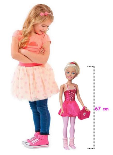 Boneca Barbie Bailarina 66cm 12360 - Pupee Imagem de Boneca Barbie Bailarina 66cm 12360 - Pupee