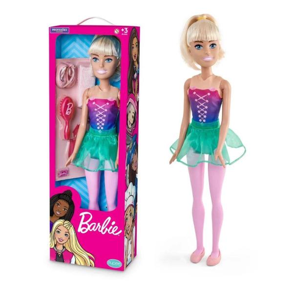 Imagem de Boneca Barbie Bailarina Grande 65 cm Articulada - Pupee
