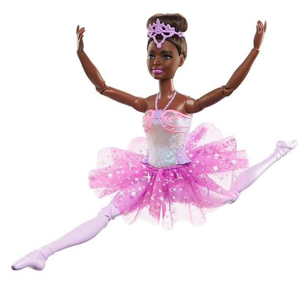 Imagem de Boneca Barbie Bailarina Negra Luzes Brilhantes - Mattel