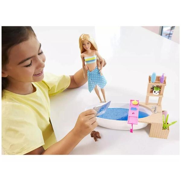 Imagem de Boneca Barbie Banho De Espumas Fizzy Bath Mattel - 887961814231