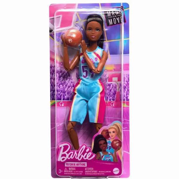 Imagem de Boneca Barbie Basquete Profissionais Esportistas Mattel