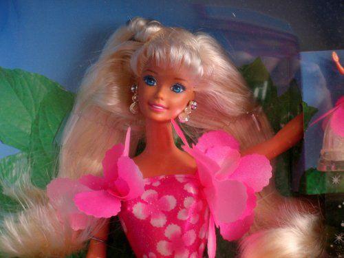 Imagem de Boneca Barbie Beleza Floral c/ Fada Mágica e Brilho Glitt