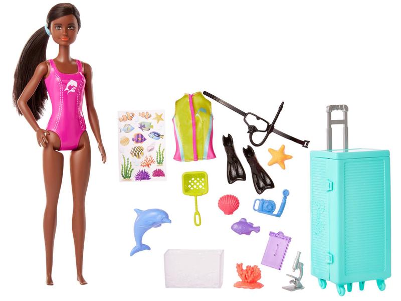 Imagem de Boneca Barbie Bióloga Marinha com Acessórios