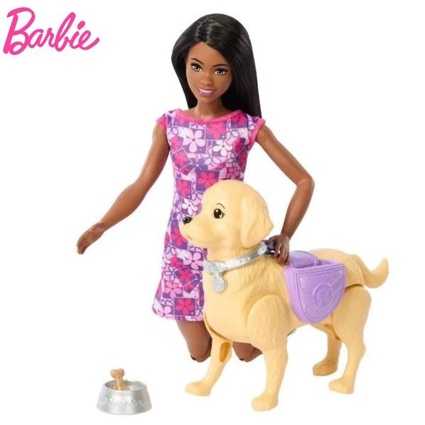 Imagem de Boneca Barbie Brooklyn Passeio com Cachorrinho HWT53 - Mattel