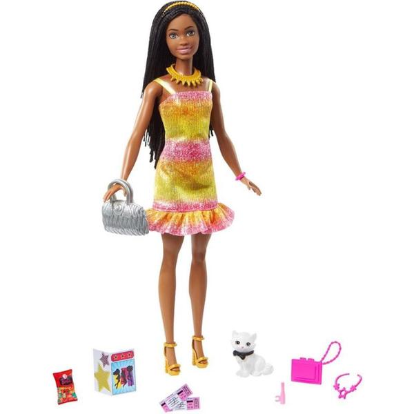 Imagem de Boneca Barbie Brooklyn + Pet Vida Na Cidade - Mattel Hgx53