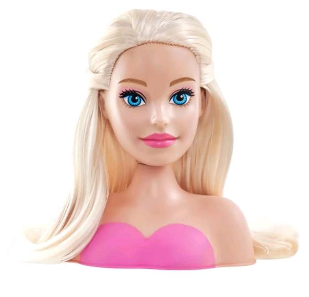 Imagem de Boneca Barbie busto de pentear mini styling head core kit 2 unidades