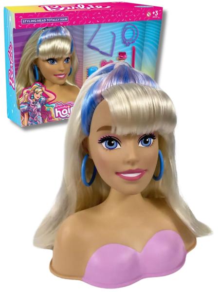 Imagem de Boneca Barbie Busto Para Pentear Com Acessórios Styling Head - Original Mattel