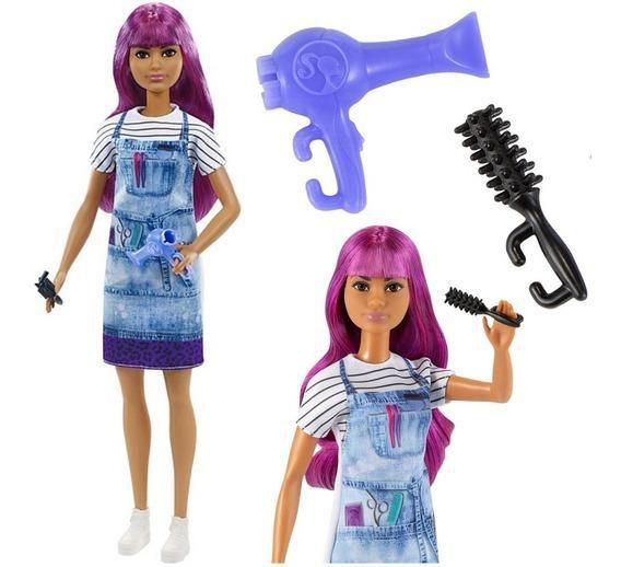 Imagem de Boneca Barbie Careers Profissões Cabeleireira - Mattel