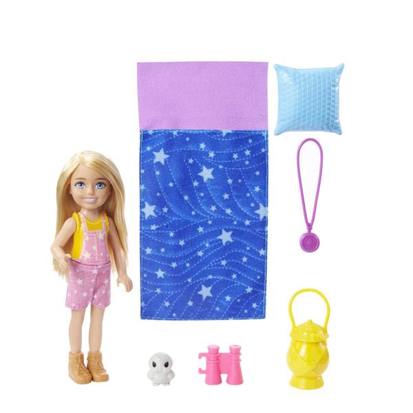 Imagem de Boneca Barbie Chelsea Camping c/ Coruja e Acessórios - It Takes Two - Mattel