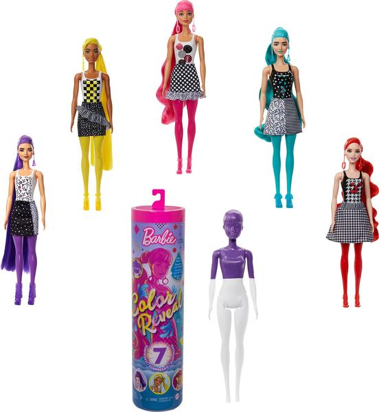 Imagem de Boneca Barbie Color Reveal com 7 surpresas e mudança de cor