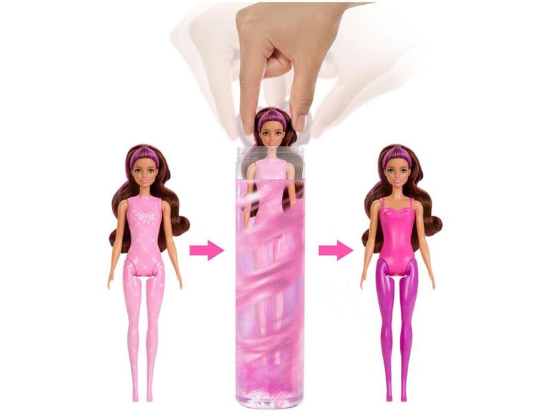 Boneca Barbie Color Reveal Série Bale - com Escova de Cabelo Mattel Imagem de Boneca Barbie Color Reveal Série Bale - com Escova de Cabelo Mattel