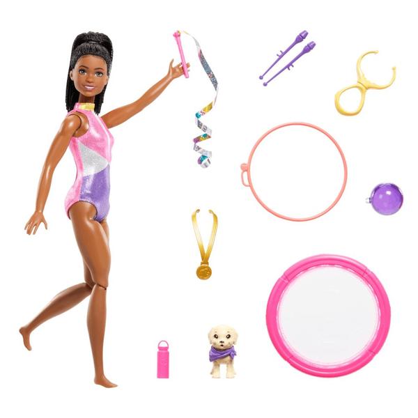 Imagem de Boneca Barbie com Acessórios - Conjunto de Ginástica - Brooklyn - Mattel