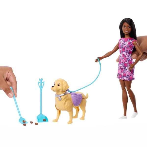 Imagem de Boneca Barbie com Acessórios - Passeio com Cachorrinho - Brooklyn - Mattel