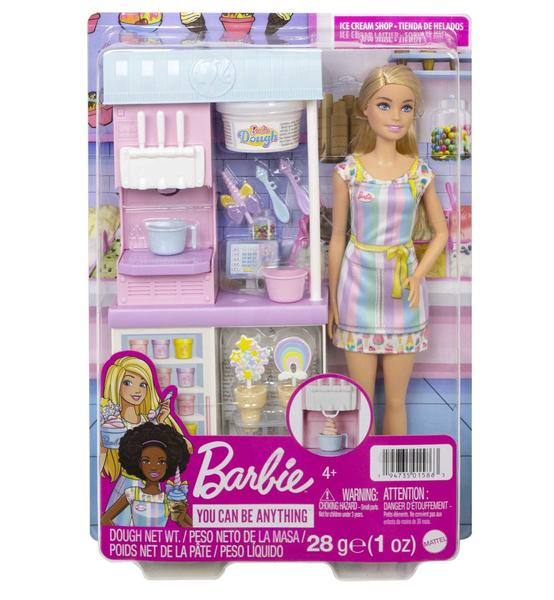 Imagem de Boneca Barbie com Acessórios - Sorveteria - Profissões - Mattel