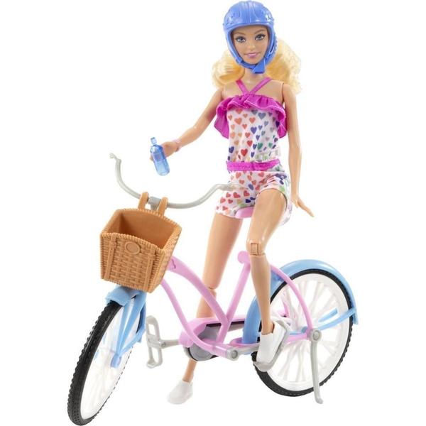 Imagem de Boneca Barbie com Bicicleta Ftv96 - Mattel