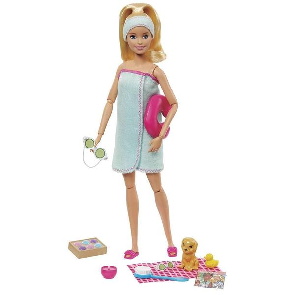 Imagem de Boneca Barbie com Pet e Acessórios - Dia de Spa com Filhotinho - Mattel