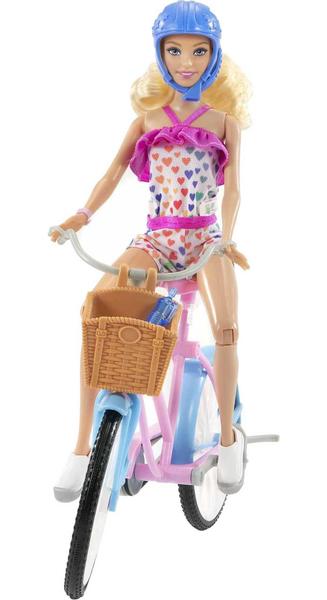 Imagem de Boneca Barbie Conj. Bicicleta, Rodas Gir., 11.5 pol., Loira