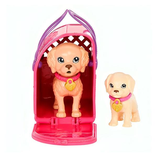 Boneca Barbie Conjunto Adoção de Filhotes HKD86 - Mattel Imagem de Boneca Barbie Conjunto Adoção de Filhotes HKD86 - Mattel