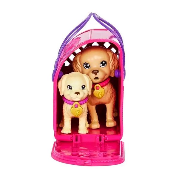 Boneca Barbie Conjunto Adoção de Filhotes HKD86 - Mattel Imagem de Boneca Barbie Conjunto Adoção de Filhotes HKD86 - Mattel
