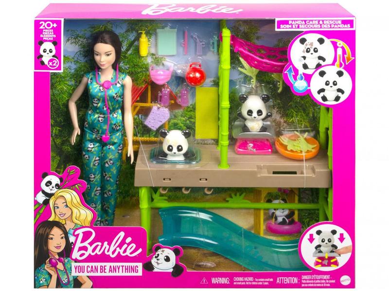 Imagem de Boneca - Barbie - Cuidados e Resgate de Pandas - HKT77 MATTEL