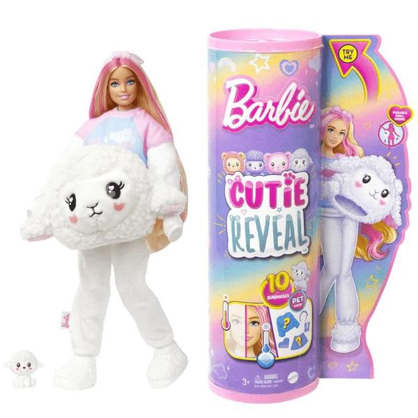 Imagem de Boneca Barbie Cutie Reveal 10 Surpresas Fantasia de Ovelha