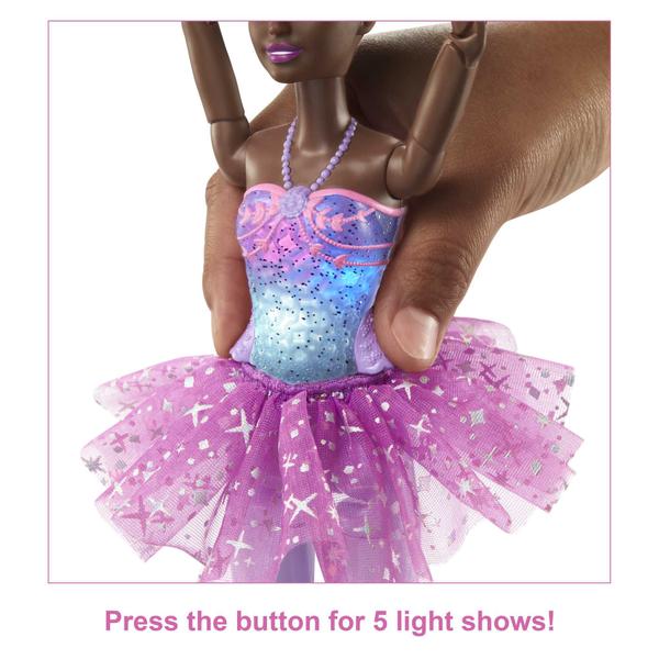 Imagem de Boneca Barbie Dreamtopia Bailarina Articulada - Luzes Brilhantes - Mattel