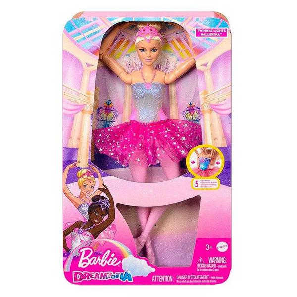 Imagem de Boneca Barbie Dreamtopia Bailarina Show de Luzes Loira - HLC24 HLC25 - Mattel