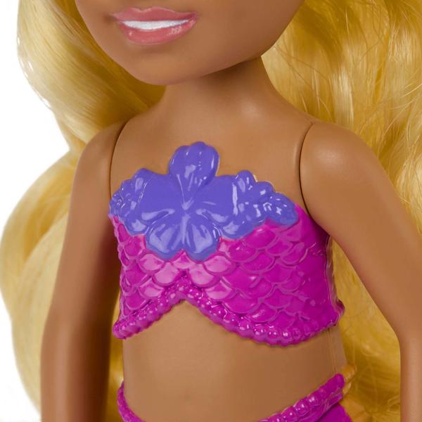 Imagem de Boneca Barbie Dreamtopia Chelsea Mermaid com acessório removível