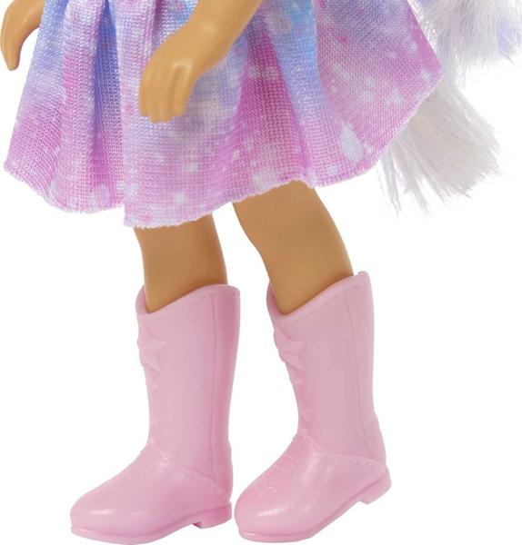 Imagem de Boneca Barbie Dreamtopia Chelsea Unicorn com acessório