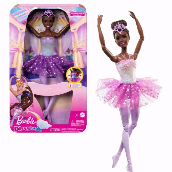 Imagem de Boneca Barbie Dreamtopia Fantasy Bailarina Negra Mattel