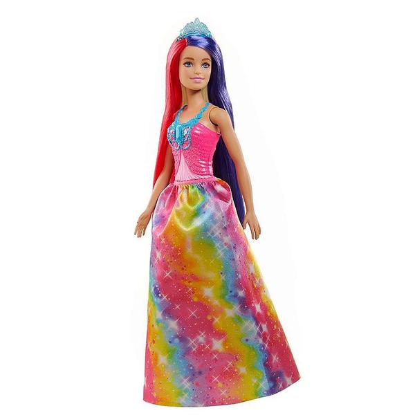 Imagem de Boneca Barbie Dreamtopia Penteados Fantásticos com Acessórios GTF37 GTF38 - Mattel