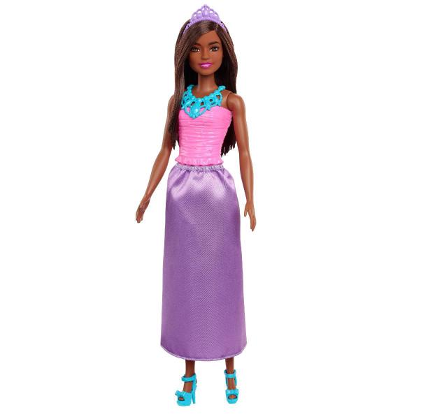 Imagem de Boneca Barbie Dreamtopia Princesa Negra Básica Hgr00 Mattel