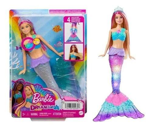 Imagem de Boneca Barbie Dreamtopia Sereia Luzes E Brilho  Com Luzes e Vai na Agua - Mattel