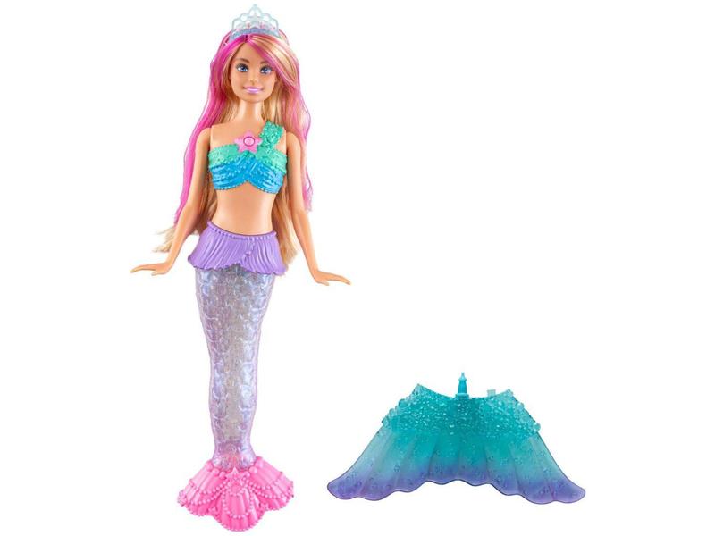 Imagem de Boneca Barbie Dreamtopia Sereia Luzes e Brilhos - Mattel