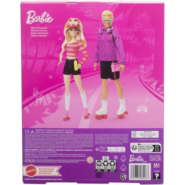 Imagem de Boneca Barbie E Ken Fashionista 65 Anos Mattel Hxk90