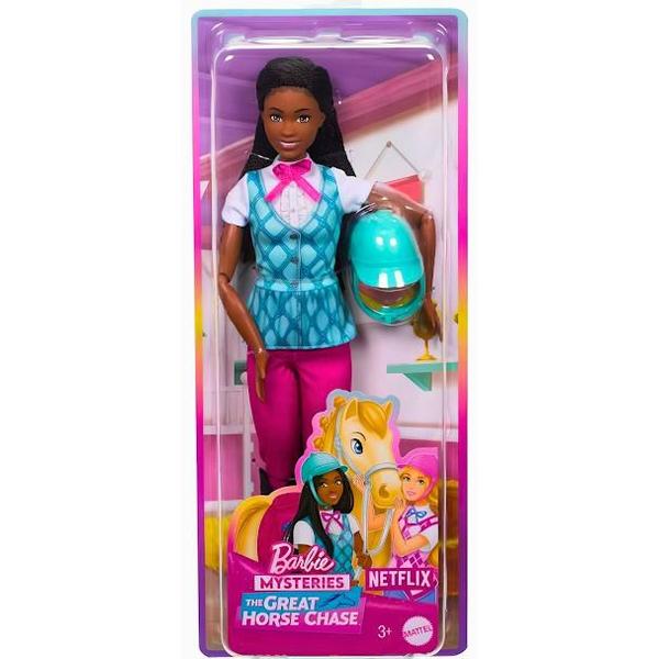 Imagem de Boneca Barbie Entretenimento Brooklyn Equitação HXJ39 Mattel