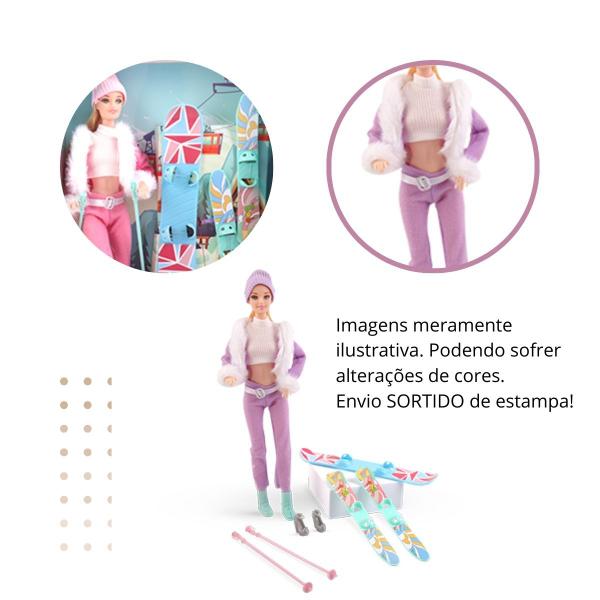 Imagem de Boneca Barbie Esquiadora Fashion C/ Acessórios - Pica Pau