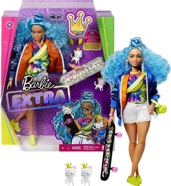 Imagem de Boneca Barbie Extra 4 + Pet e Acessórios - Mattel GNR30