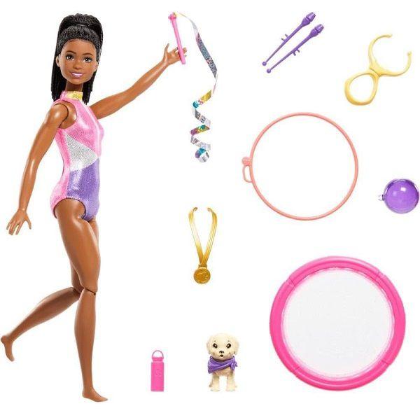 Imagem de Boneca Barbie Family Brooklyn Conjunto de Ginastica Mattel HVM10