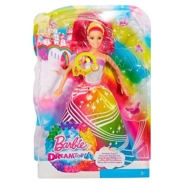 Imagem de Boneca Barbie Fantasia Princesa Luzes Arco-íris Mattel (200)