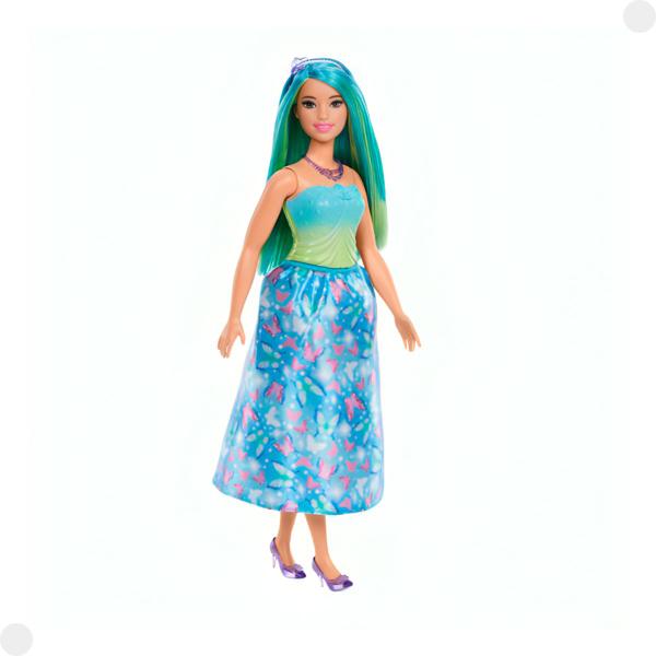 Boneca Barbie Fantasy Vestido Azul Verde HRR07 - Mattel Imagem de Boneca Barbie Fantasy Vestido Azul Verde HRR07 - Mattel