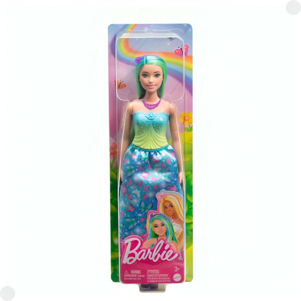 Boneca Barbie Fantasy Vestido Azul Verde HRR07 - Mattel Imagem de Boneca Barbie Fantasy Vestido Azul Verde HRR07 - Mattel