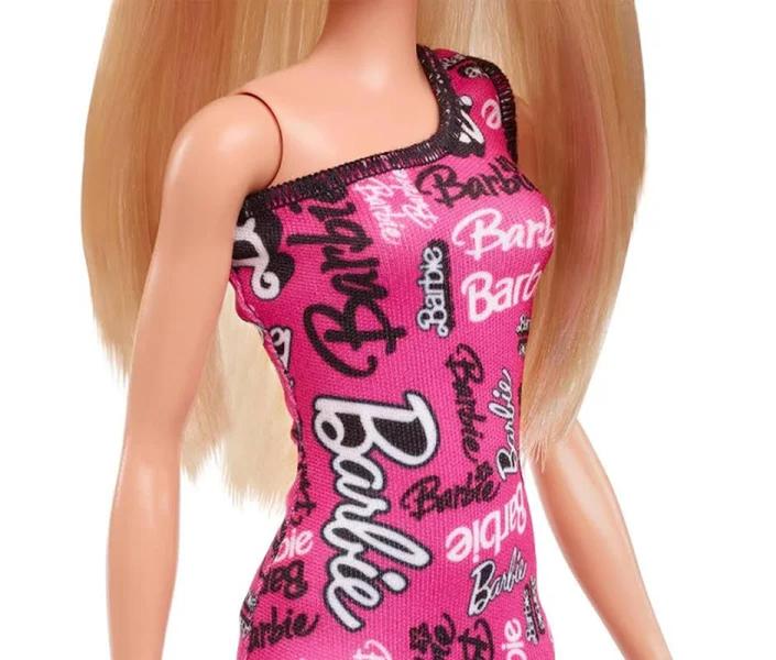 Imagem de Boneca Barbie Fashion Loira Vestido Rosa HRH07 - Mattel (40709)