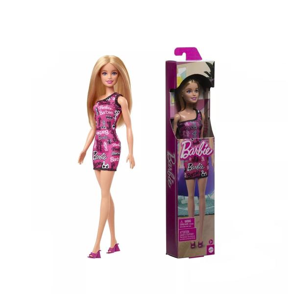 Imagem de Boneca Barbie Fashion Vestido Rosa 30 Cm - Mattel