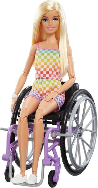 Imagem de Boneca Barbie Fashionista Cadeira De Rodas Cadeirante Loira - Mattel